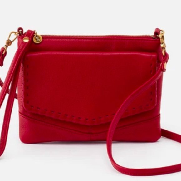 NWT New Hobo Stroll Convertible Crossbody Scarlet Retired Rare Crossbody Bags